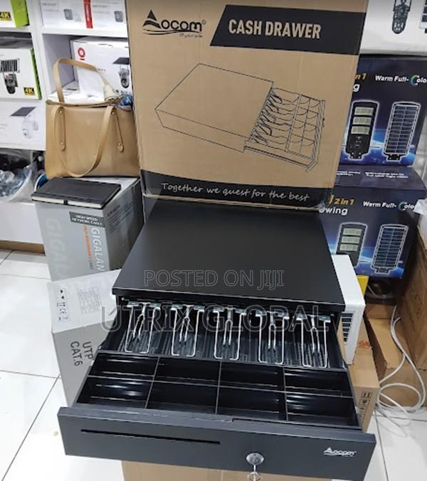 Lockable Pos Cash Drawer Strong Five Section Tray