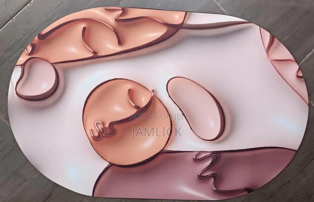 Oval Shaped 3d Rubber Bottom Doormat - Tr - thumbnail 2