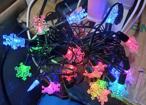 Led Snowflake String Lights 10m / Christmas Lights