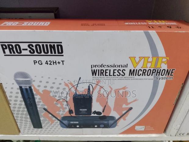 Pro Sound Pg 42h+T Wireless Microphone System. - main view