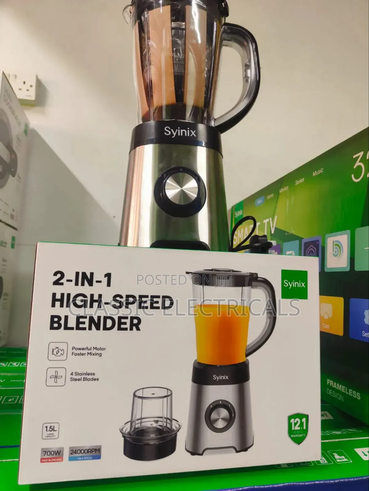 Syinix 2 in 1 Blender
