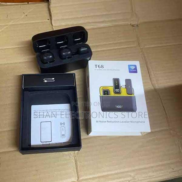 Noise Cancelling/Mini Wireless Microphone Usb C With Charging Box - main view