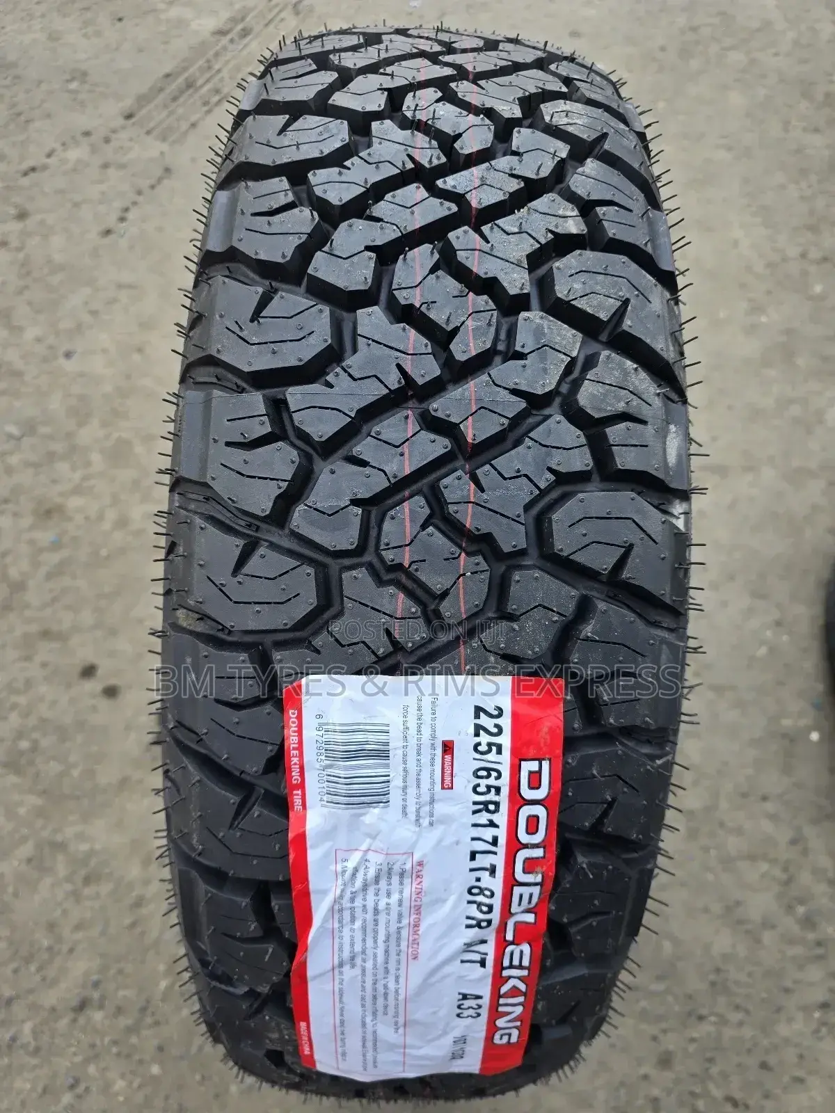 225 /65 R17 Doubleking Tyres (All Terrein)