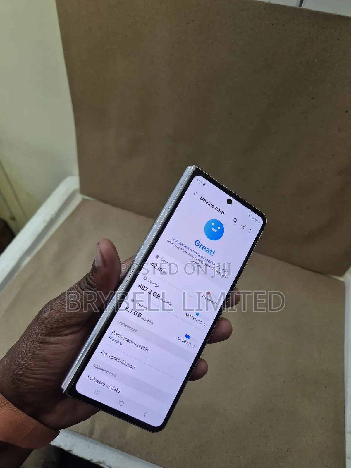 Samsung Galaxy Z Fold 5 512 GB Blue