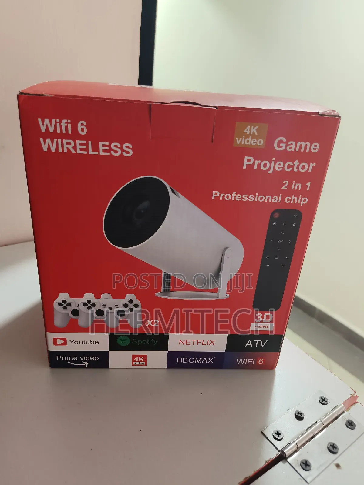Hy300 Gaming Projector With Gaming Pads