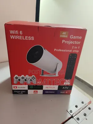 Hy300 Gaming Projector With Gaming Pads