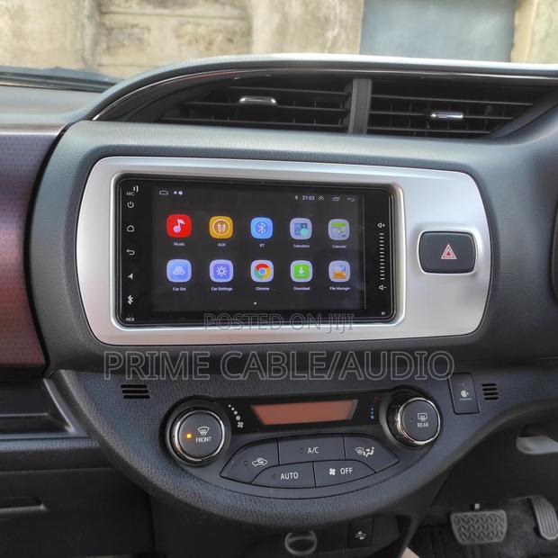 Toyota Vitz 2014-2017 Fitted With 8 Inch Android Radio