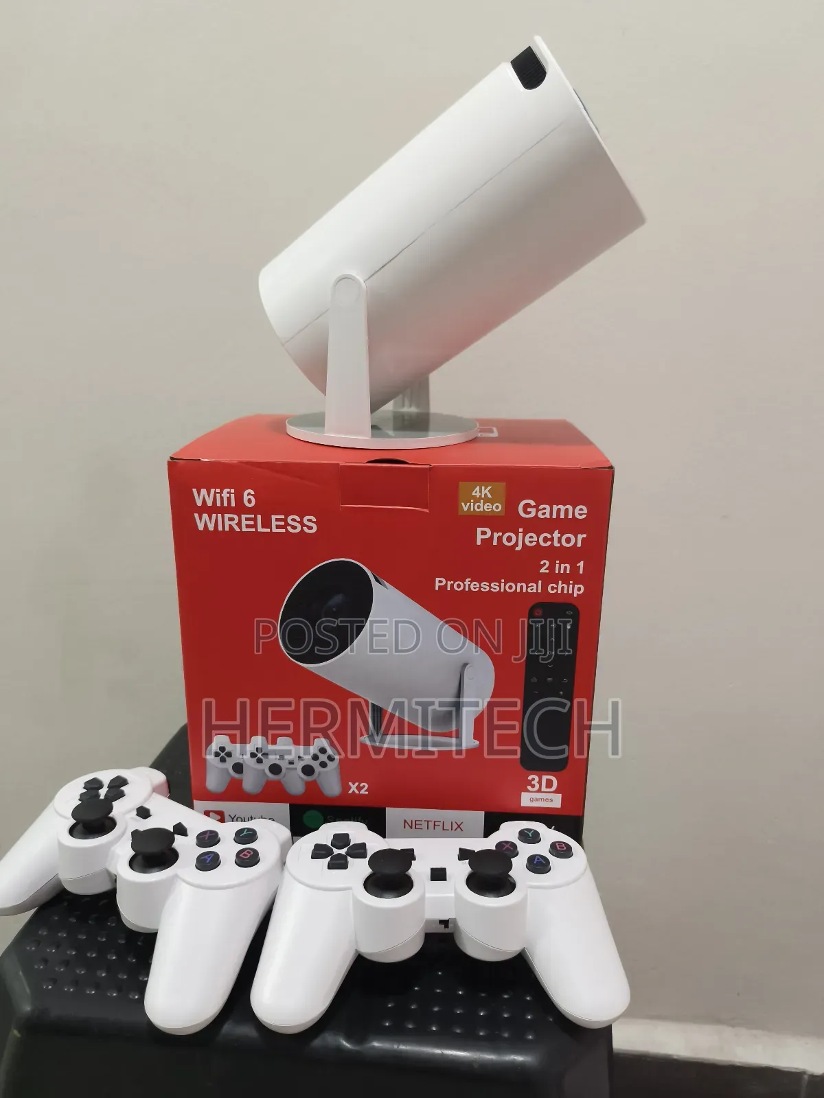 Gaming Projectors Hy300 With Games and Gaming Pads