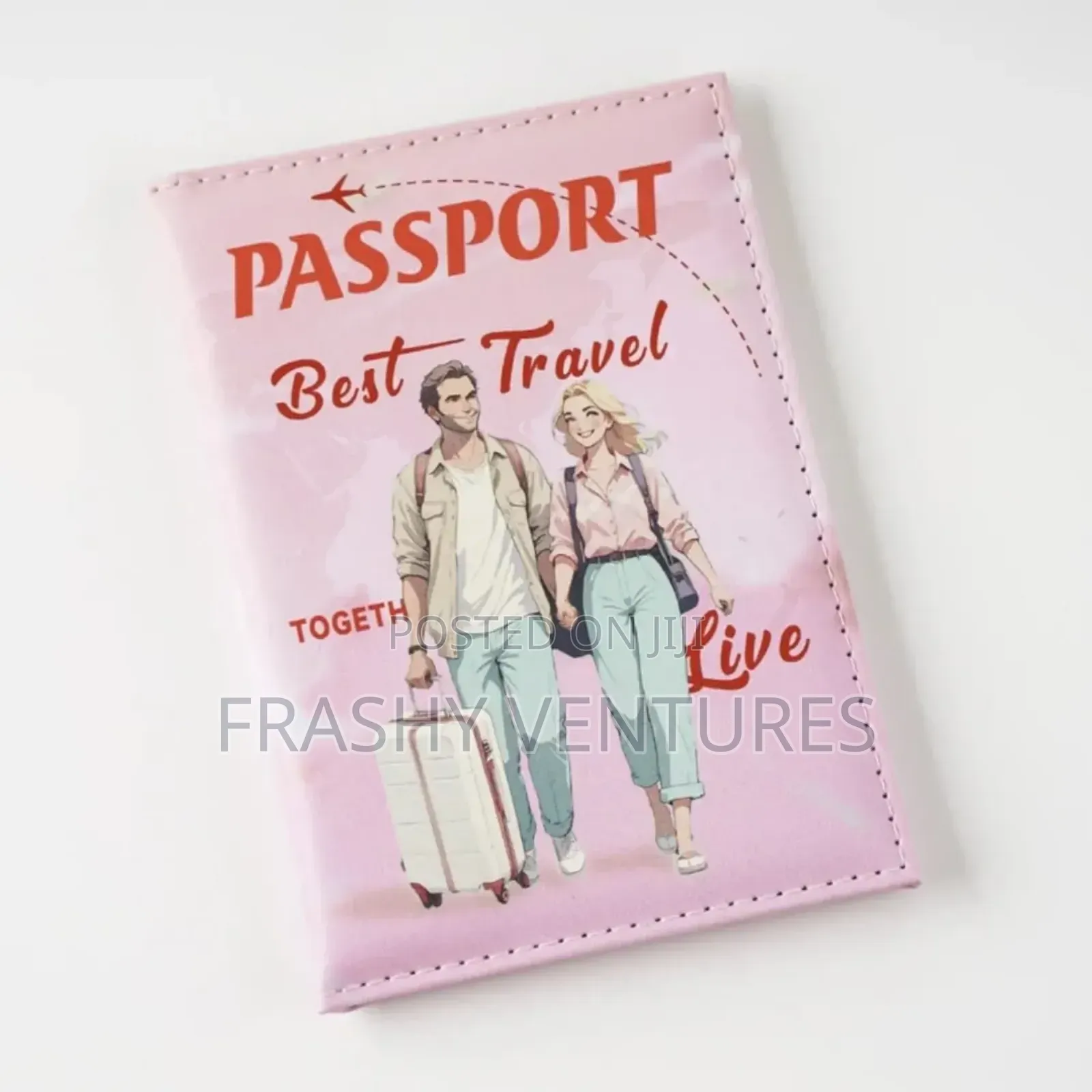 Stylish Synthetic Leather Passport Holder Wallet
