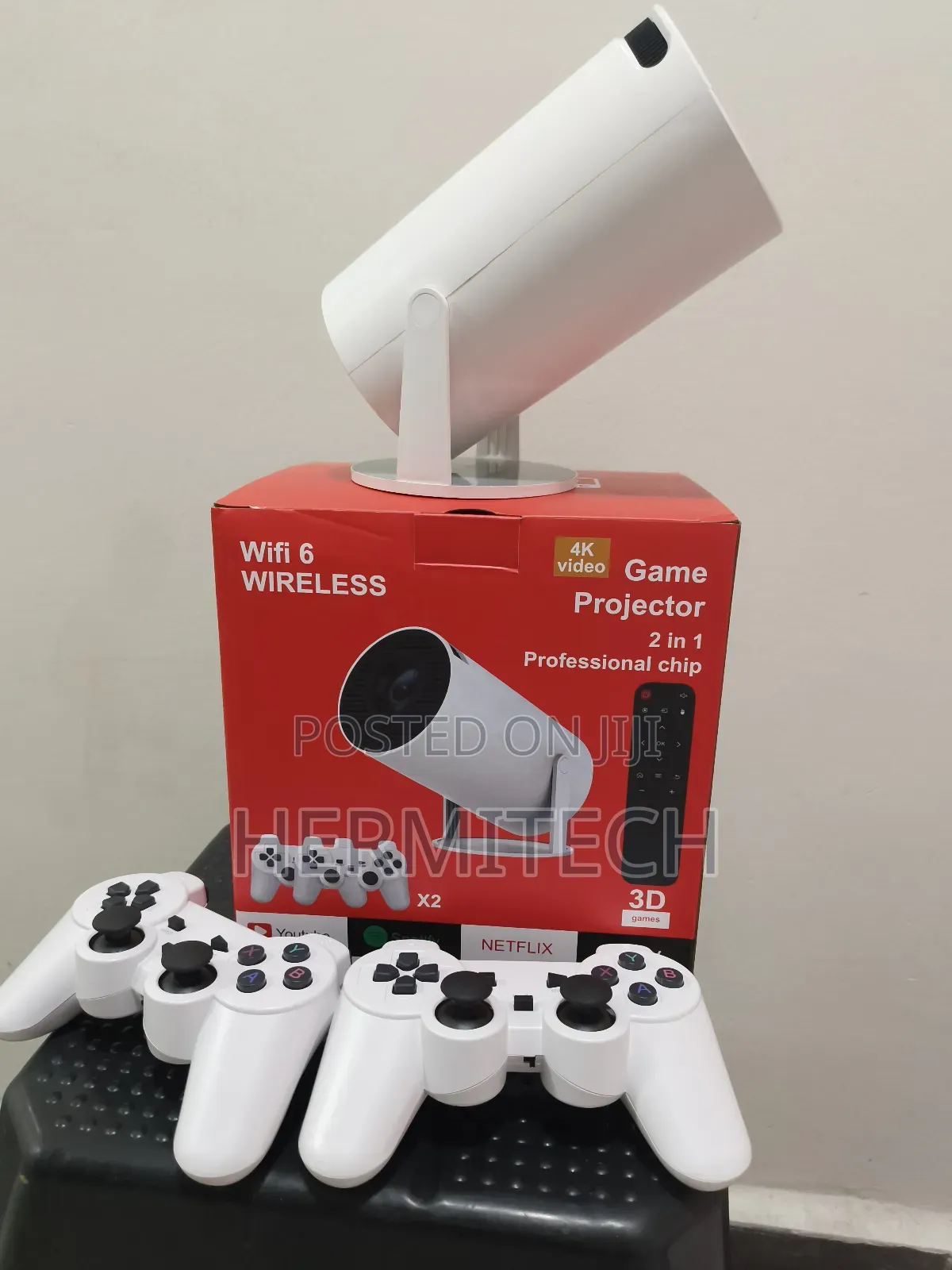 Gaming Projectors Hy300 With Games and Gaming Pads