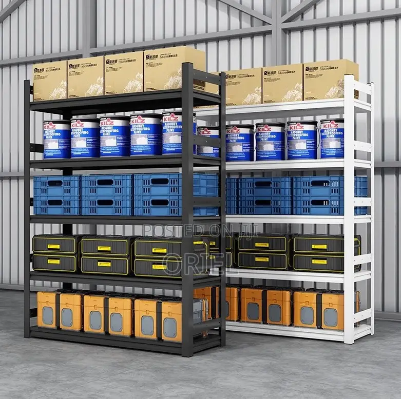 Garage Shelves; High-Capacity Heavy-Duty Garage Shelving System