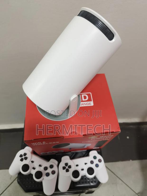 Gaming Consoles Resolution With Games and Consoles Pads - main view