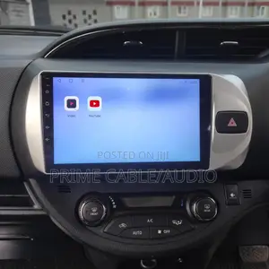 Toyota Vitz 2014-2017 Fitted With 9 Inch Android Radio