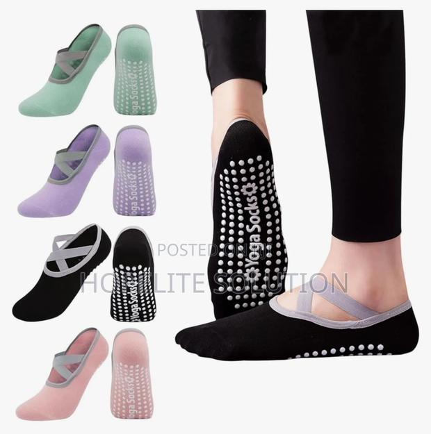 Women Exercise Yoga Socks - main view