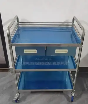 New Dressing Trolley With 2 Shelves and 2 Drawers