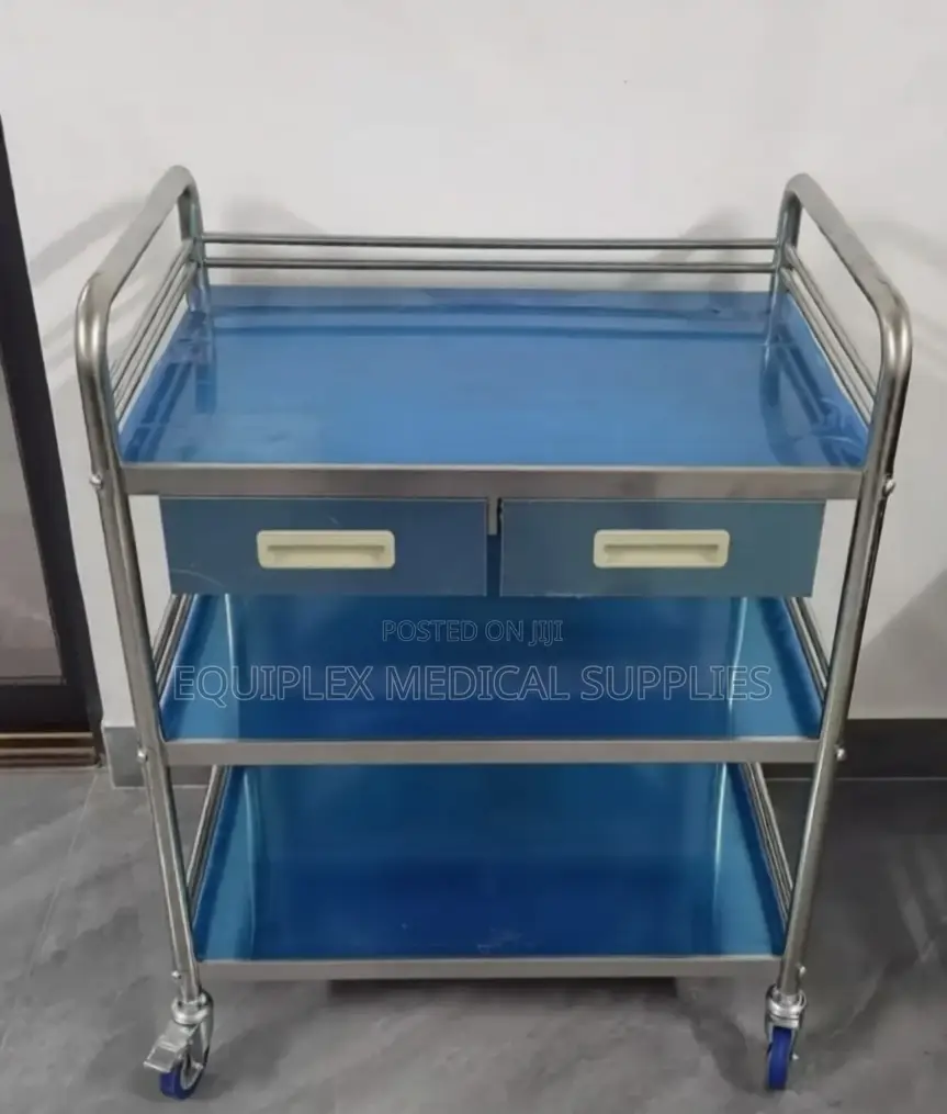 New Dressing Trolley With 2 Shelves and 2 Drawers