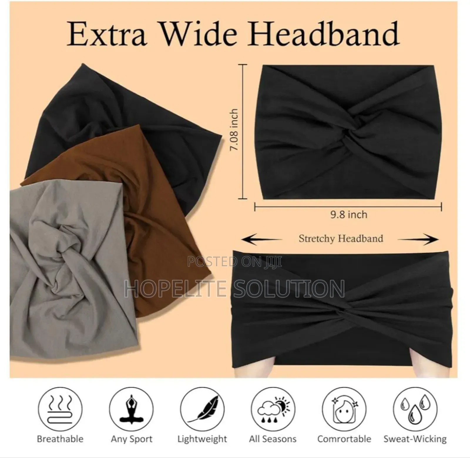 Extra Wide Headband