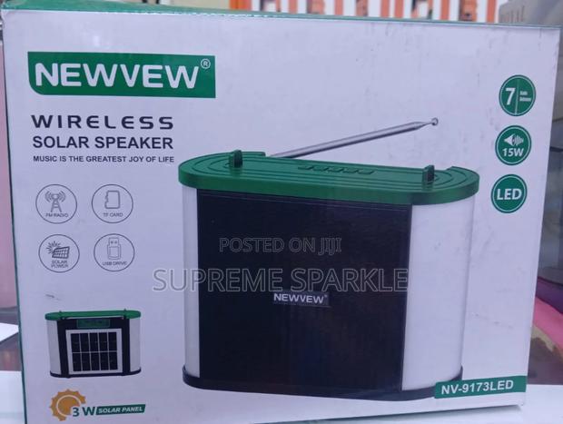 Newvew Nv-9173led Wireless Solar Speaker - main view