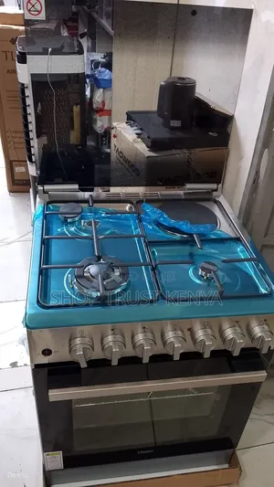 Haier 60 by 60 Standing Cooker 3+1 Wok Burner