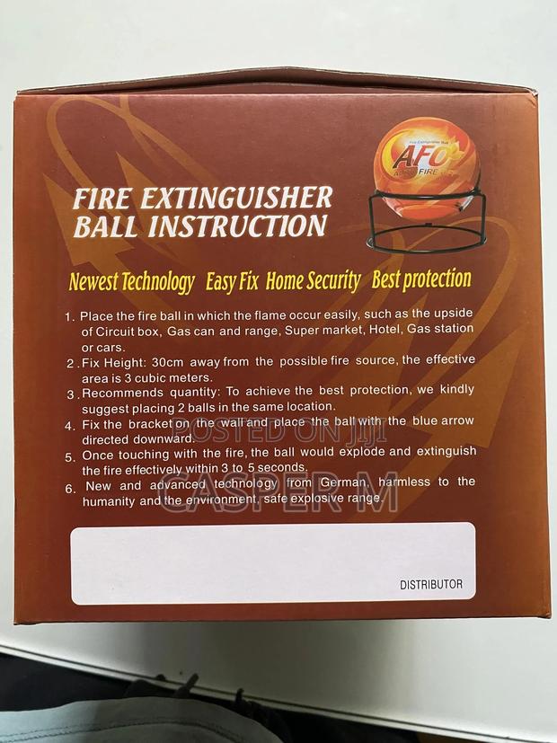 Afo Automatic Fire Extinguisher Ball – Self-activating Fire Safety - thumbnail 4