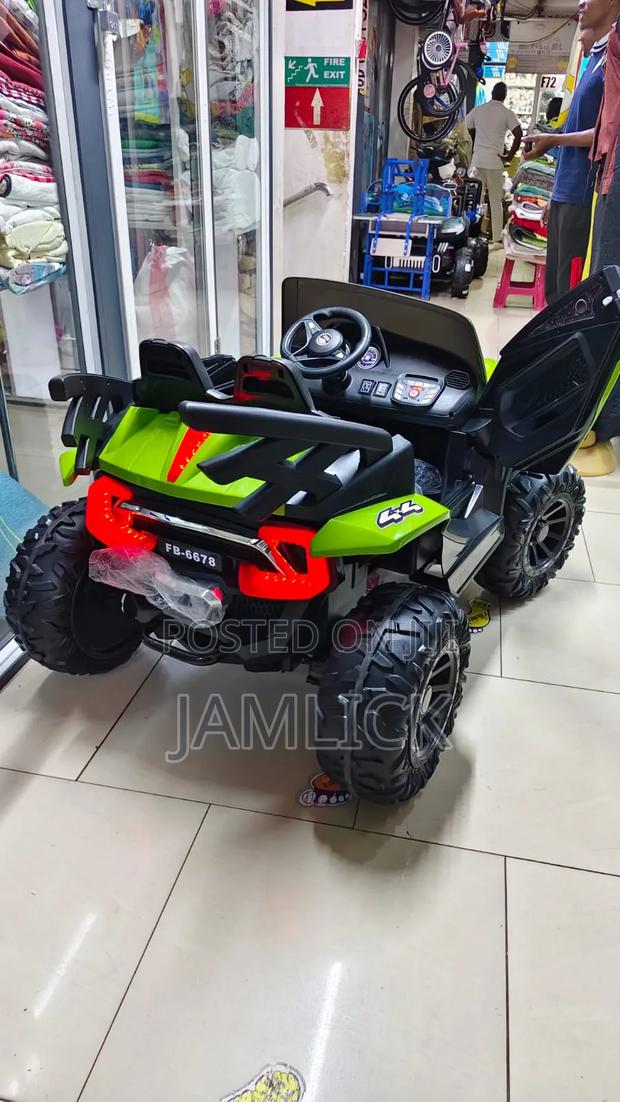 Kids Electric Jeep With Rubber Wheels –Br - main view