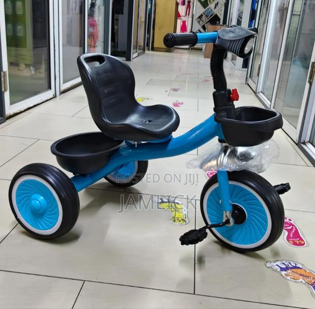 Kids Tricycle With Front Back Baskets –Br - thumbnail 4