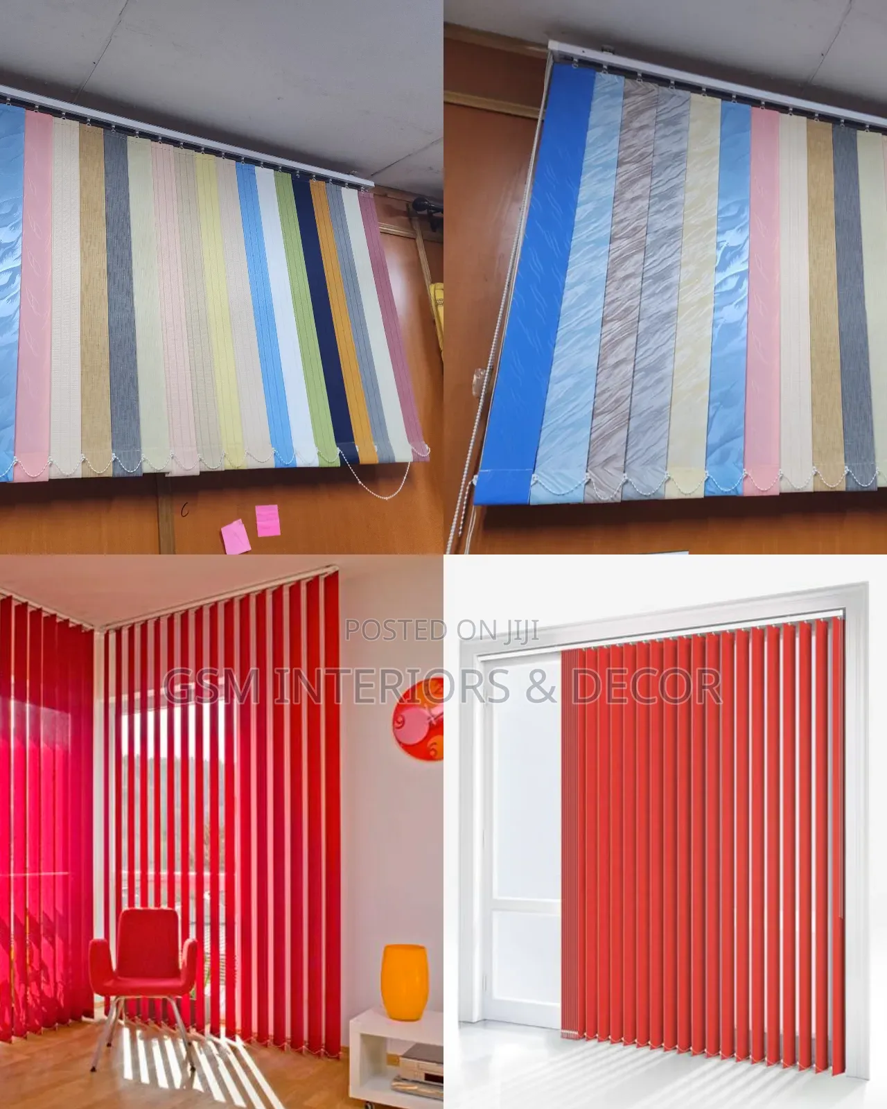 Office Blinds/Curtains in Multiples Colours
