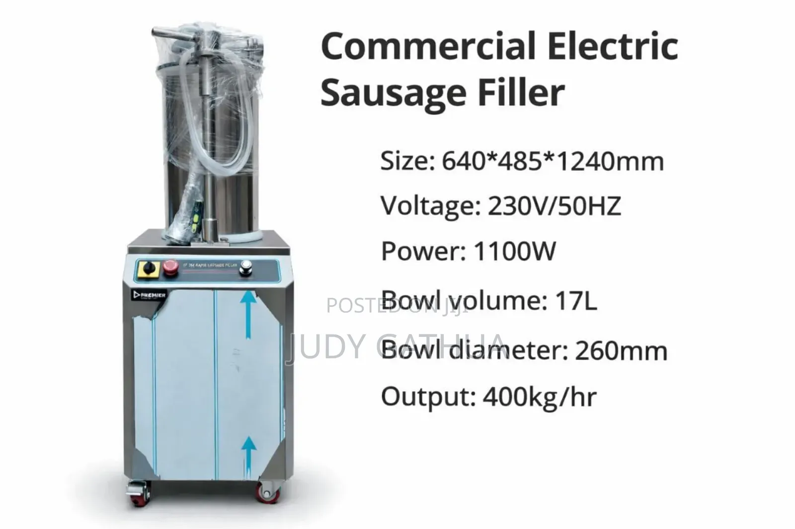 Ssausage Filler Electric Commercial