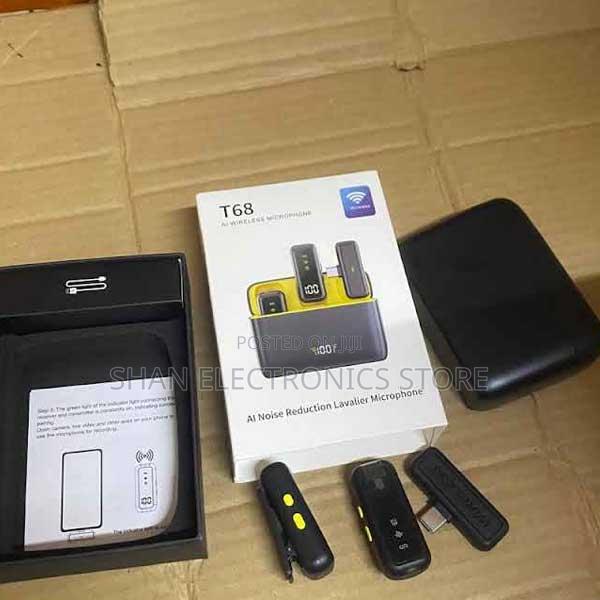 Real-Time Audio Recording T68 Mini Wireless Lavalier Microphone - main view