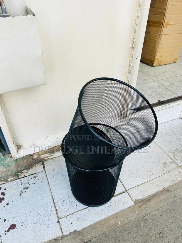 Metallic Waste Bin - main view
