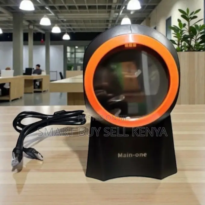 1d 2d Desktop Laser Barcode Scanner Usb Wired Fast Scanning