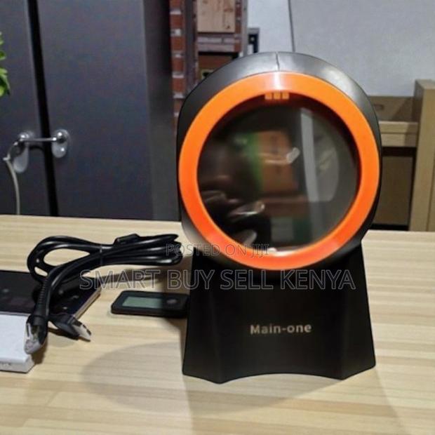 1d and 2d Table Mount Barcode Scanner Plug and Play Hands Free - main view