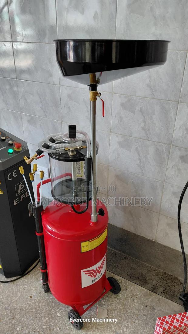 Heavy Duty 80litres Pneumatic Oil Drainer Machine High Performance. - main view