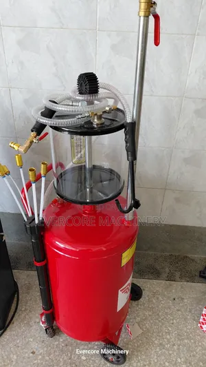 Heavy Duty 80litres Pneumatic Oil Drainer Machine High Performance.