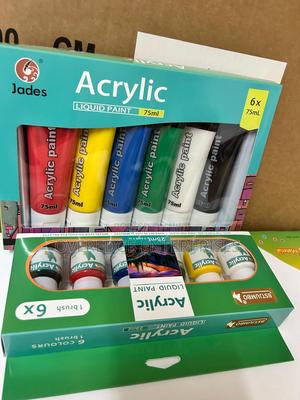 6pcs Acrylic Paints Available - thumbnail 2