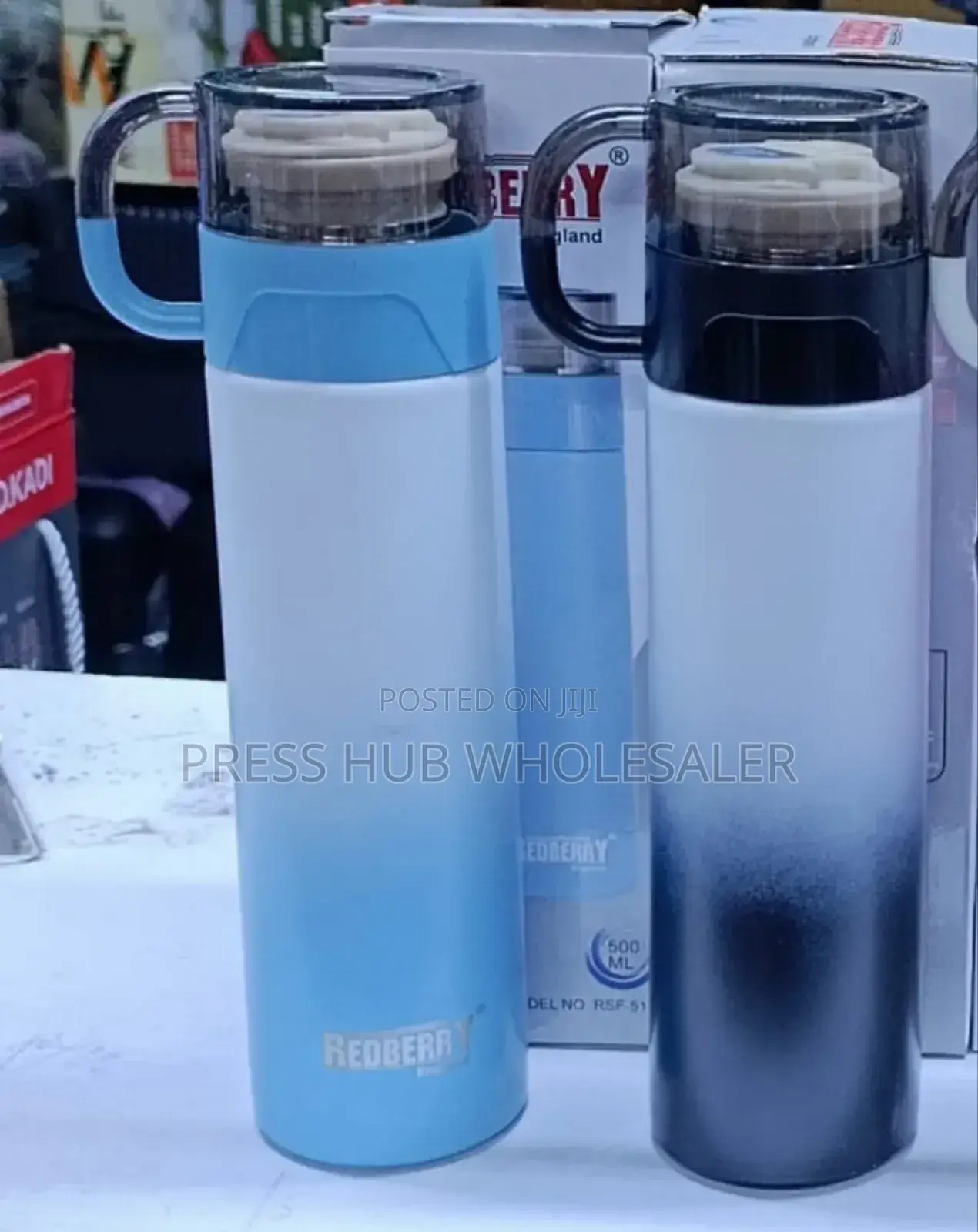 Redberry 500ml Stainless Steel Vacuum Flasks
