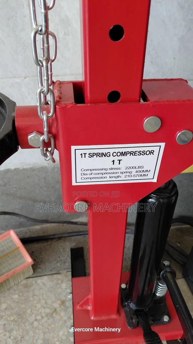 Heavy Duty Hydraulic Shock Spring Compressor 1tonne. - thumbnail 4