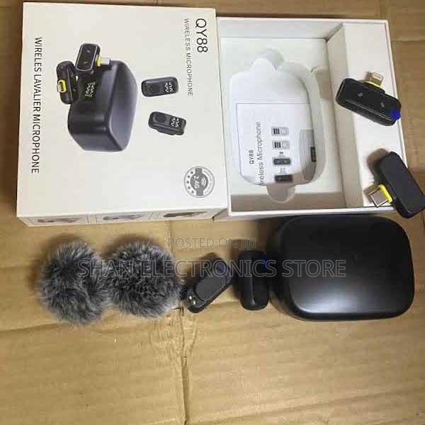 Mic Plug Play - Dual Receiver Microphone Qy88 Magnetic Mic