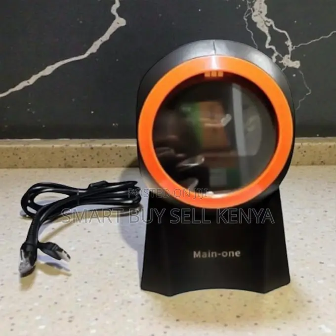 Long Term Reliability 1d and 2d Table Mount Barcode Scanner