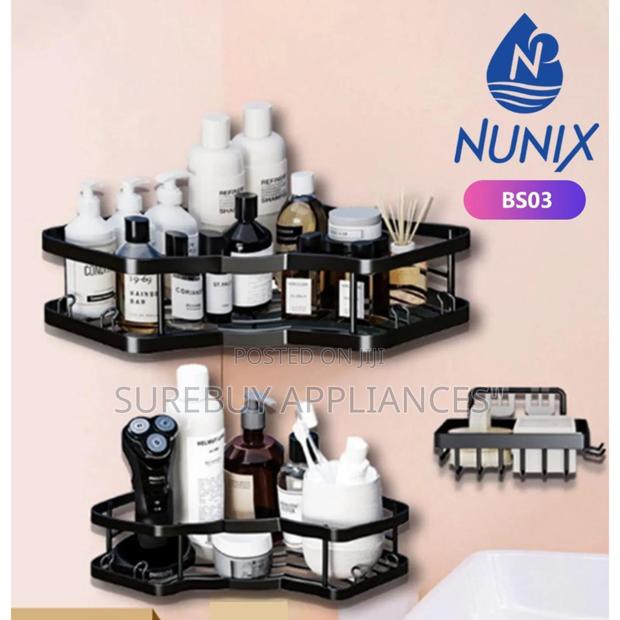 Bathrome 3-in-1 Adjustable Bathroom Shelf Organizer - main view