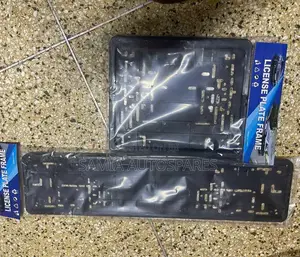 Carbon Number Plate Holder Set