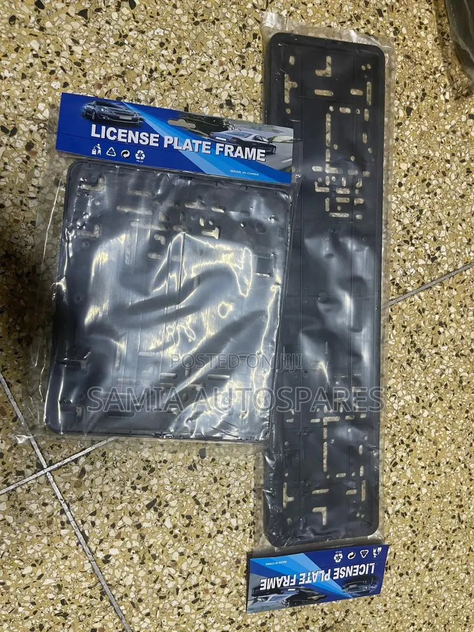 Carbon Number Plate Holder Set
