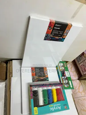 Art Canvases and Paints Available