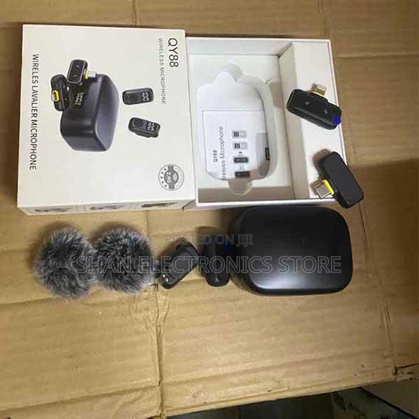 Accuracy Performance Wireless Lavalier Dual Receiver Microphone Qy88 - main view