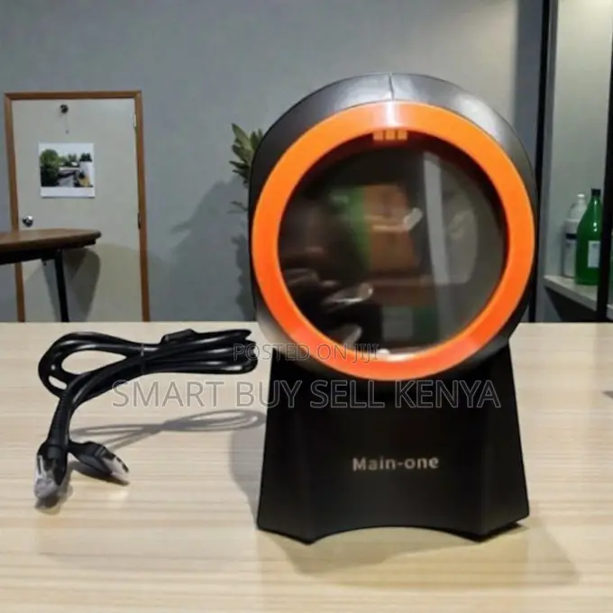 Retail Shops 1d 2d Desktop Barcode Scanner Automatic