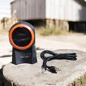Hands Free 1d 2d Desktop Barcode Scanner Fast Scanning