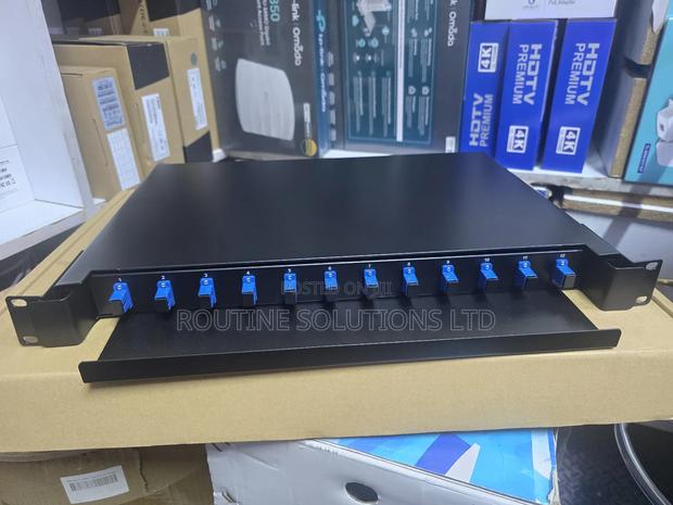 12 Port Odf Sc Simplex Loaded / Fiber Tray