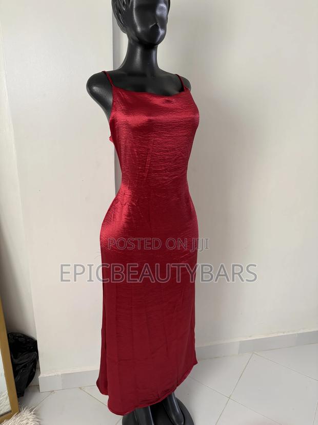 Strap Leaky Backless Dress Red Valentines Deals - thumbnail 4