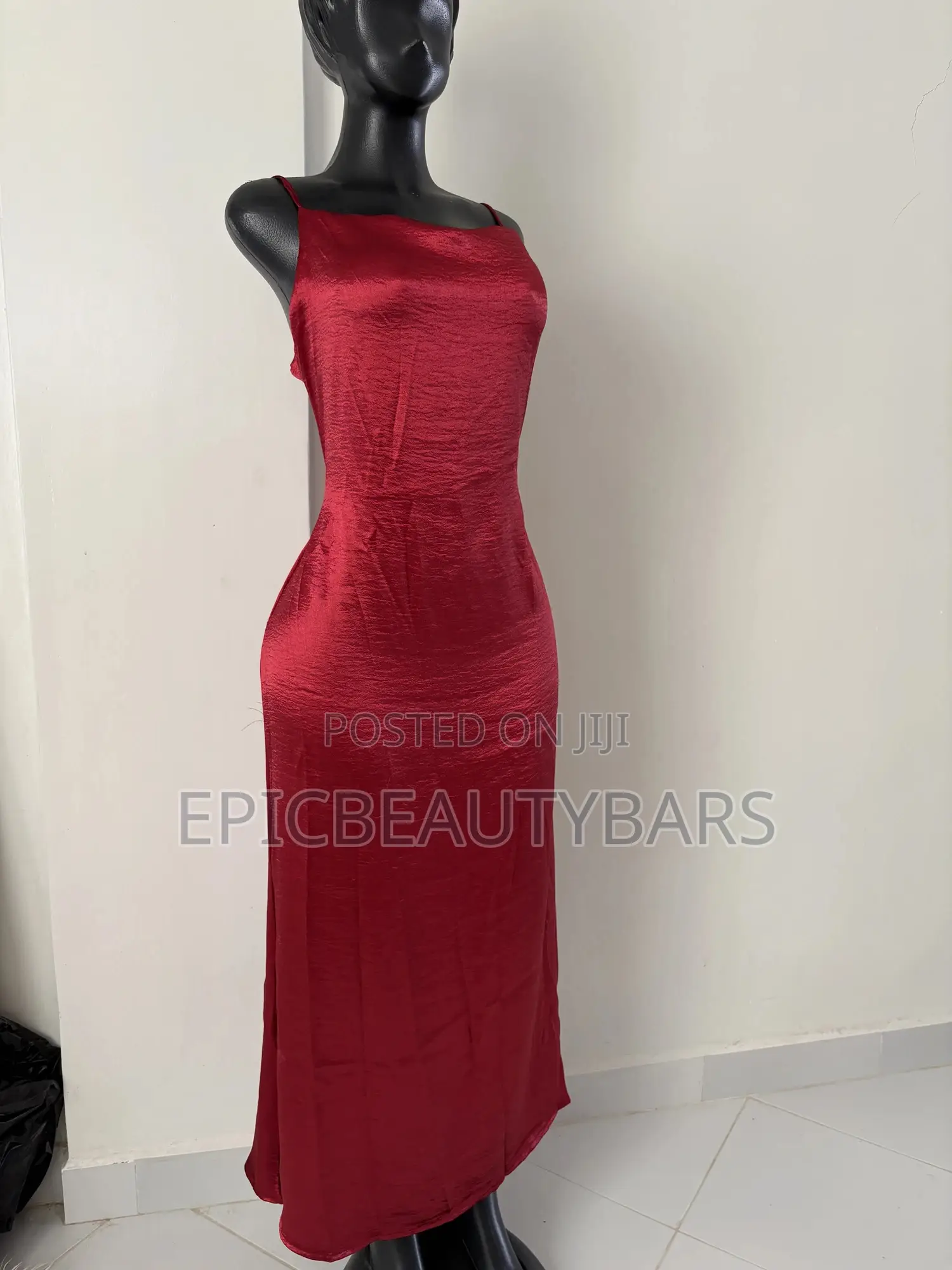 Strap Leaky Backless Dress Red Valentines Deals