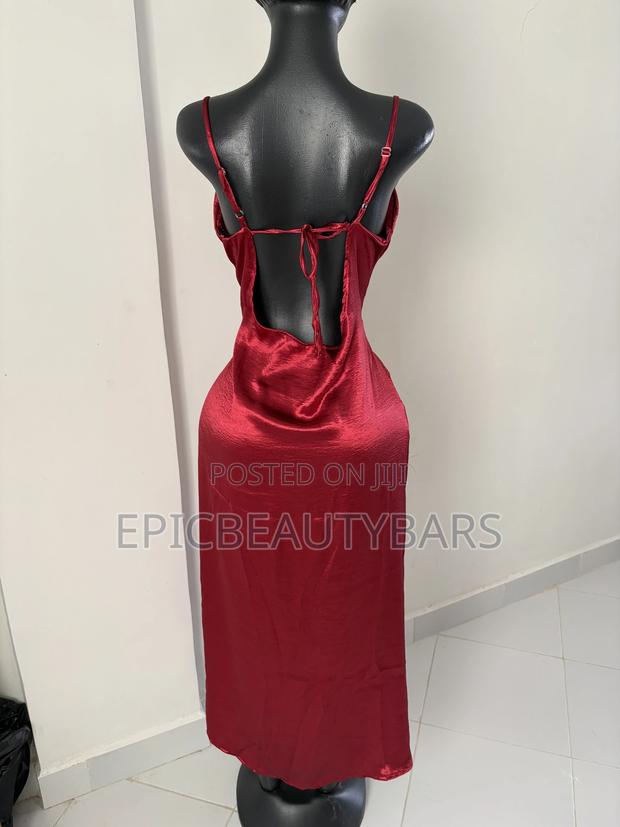 Strap Leaky Backless Dress Red Valentines Deals - thumbnail 6